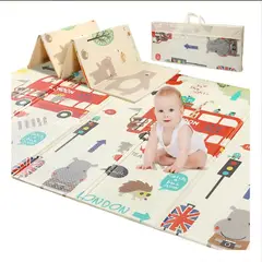 GENERICO - Tapete De Juego Plegable Para Bebes Alfombra Reversible