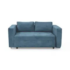 VENECIA - Sofa Cama Baúl Baxter 160x80x68 Tela Azul