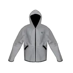 LAVEF - Chaqueta 100% Reflectiva para Moto Alta Visibilidad Impermeable