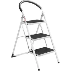 GENERAL - Escalera Plegable 3 Pasos Acero Capacidad 150kg