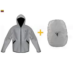 LAVEF - CHAQUETA REFLECTIVA + FORRO PARA MALETIN 100 REFLECTIVO