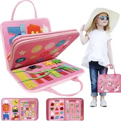 GENERICO - Libro De Actividades sensoriales Montessori Educativo niñas