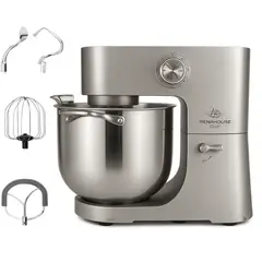 RENAHOUSE - Batidora Amasadora Industrial Acero Inoxidable 15l 6 Velocidades