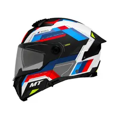 MT HELMETS - ATOM 2 SV BAST A0 BLANCO PERLA BRILLO