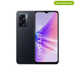 OPPO - Celular A77 128GB Negro Reacondicionado