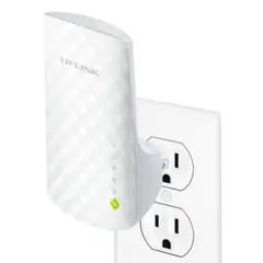 TP LINK - Repetidor / Extensor de Cobertura WiFi AC, 750 Mbps, doble banda 2.4 GHz y 5 GHz, con 1 puerto 10/100 Mbps