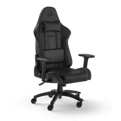 CORSAIR - Silla Gamer TC100 RELAXED - Leatherette - Negronegro
