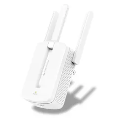 MERCUSYS - Repetidor / Extensor de Cobertura WiFi N, 300 Mbps, 2.4 GHz y 3 antenas externas.