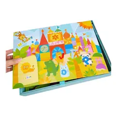 GENERICO - Caja de Aprendizaje Didáctica para Niños con Tarjetas Educativas y Letras Imantadas