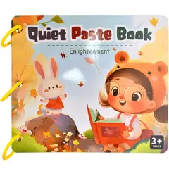 GENERICO - Libro de Pegatinas de Aprendizaje para Niños Quiet Book