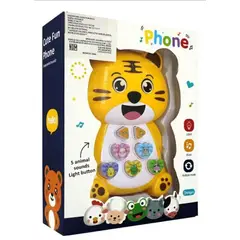 GENERICO - Mini León Infantil con Luces y Sonidos de Animales