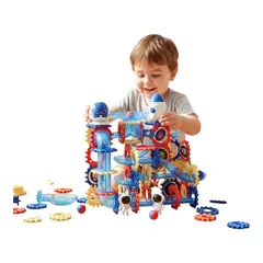 GENERICO - Fichas Magnéticas Bloques De Construcción Laberinto Espacio 131 Fichas