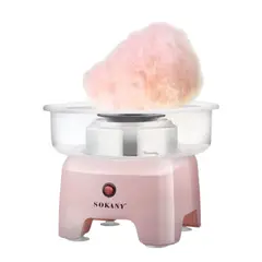 SOKANY - Máquina De Algodón De Azúcar Rosa Para Niños Nueva
