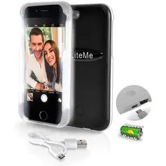 SERENELIFE - Funda Cargador de batería Selfie Luz LED iluminado