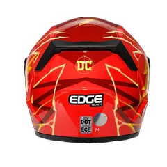 EDGE HELMETS - Casco DC Integral Roman Flash Junior Cert. DOT