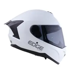 EDGE HELMETS - Casco Edge Integral Extreme Solido Blanco Cert. Dot - Ece