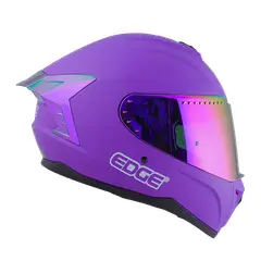 EDGE HELMETS - Casco EDGE Integral Extreme Morado Metalizado DOT/ECE