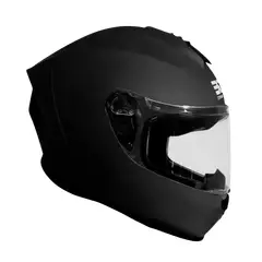 EDGE HELMETS - Casco EDGE Integral Frankie Solido Negro Cert. DOT