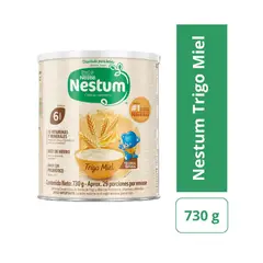NESTUM - Cereal Infantil a Base de Trigo y Miel con Probióticos y Vitaminas 730 g