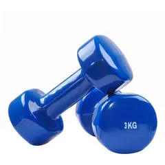 GENERICO - Mancuerna 3 kilos 6 Libras, Par De Pesas Encauchetada