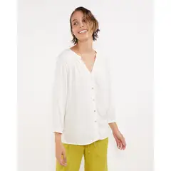 PATPRIMO - Blusa De Mujer Marca 0.75 En Color Blanco #30123270