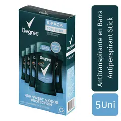 DEGREE - Cool Rush Desodorante 5 Unidades / 76 g