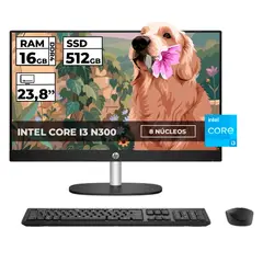 HP - Todo En Uno Aio I3 N300 16gb Ram 512gb Ssd 24 Full Hd
