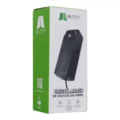 JALTECH - Regulador De Voltaje Jal-r1800 Alta Calidad Negro