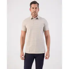 PATPRIMO - Polo Para Hombre Cuello Maquina Con Bolsillo Color Beige Marca #44117235