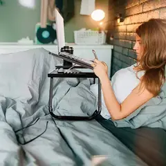 GENERICO - SOPORTE BASE MESA COMPUTADOR CAMA PORTATIL AJUSTABLE 7 ALTURAS