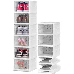 GENERICO - Zapatero Organizador Plegable Acrílico 6 Niveles
