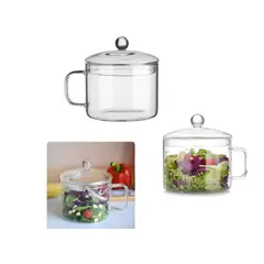 GENERICO - Olla Cacerola Transparente De Vidrio Templado