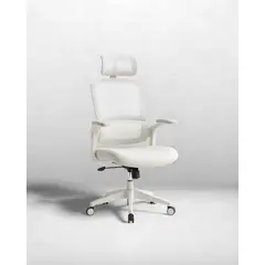 GENERICO - Silla Ergonómica Reclinable Duna Blanca