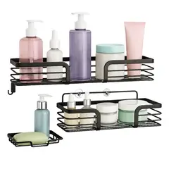 TECH - Organizador De Ducha Acora Para Baño Práctico Y Funcional