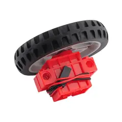 GENERICO - Servomotor rojo + rueda Microbit