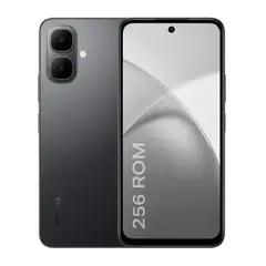 INFINIX - Celular Smart 10 ,4GB , 256GB, Dual SIM, Android 15, Ágil y cómoda al tacto Sleek Black.