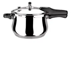 TECNOHOGAR JS - Olla Express A Presión Acero Quirúrgico Swisshome 2 Litros Plateado