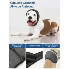 GENERICO - Orejeras Para Perro Con Velcro Reducen Ruido Y Estrés