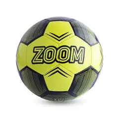 ZOOM SPORT - Balon De Futbol N°5 Zoom Sports NegroAmarillo