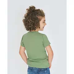 GENERICO - CAMISETA BASICA VERDE OLIVA - NIÑO