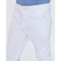 BALLESTA KIDS - Pantalón Drill Blanco para Niño