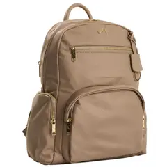 VELEZ - Maleta Morral Charlotte de lona Arena