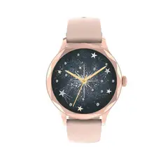 GENERICO - Reloj Inteligente Mujer Oro Rosa Diamond Elegante Salud Llamadas Fitness Gym iPhone Android Rosa Pro