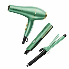 GENERICO - Combo Profesional 3 En 1 Aguacate – Secador, Plancha y Rizador Para Cabello