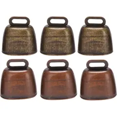 GENERICO - Campanas Ganado Ovejas Bovino Doradas X10