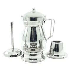 GENERICO - Olleta Chocolatera En Acero Inoxidable 1 Litros