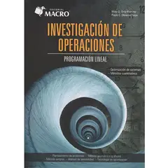 GENERICO - Investigación de operaciones. Programación lineal  Miky G. Ortíz Ramírez,