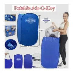 GENERICO - Secadora de Ropa Electrica Portatil Plegable Compacta Azul