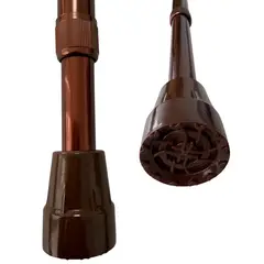 GENERICO - Bastón Soporte Cuello de Cisne, Ajustable, Seguro y Elegante