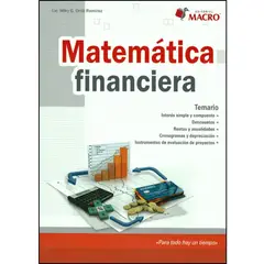 GENERICO - Matemática financiera  Miky G. Ortíz Ramírez